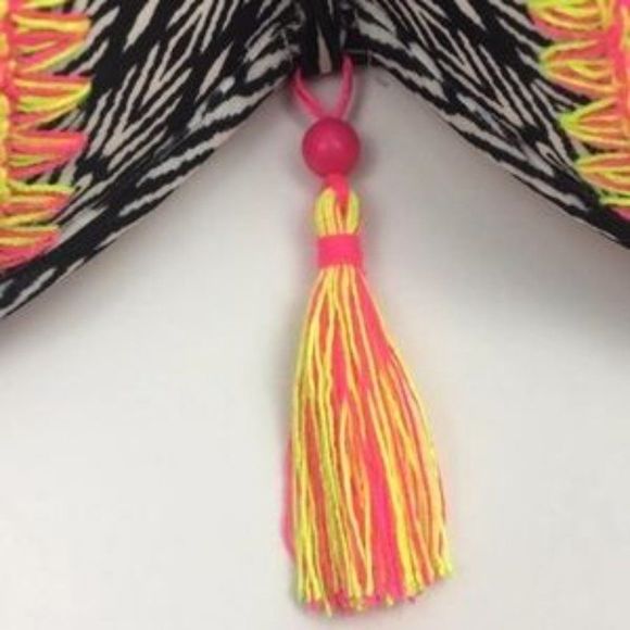 Shade & Shore Boho Pink Push Up Bikini Top - Picture 7 of 9